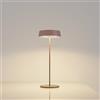 Palmina 901,lampade da tavolo senza fili,lampade da tavolo ricaricabili E Dimmerabile In Alluminio,abat jour senza fili 4400mah,Protezione IP54,luce da tavolo esterno/Interno/Rosa