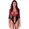 Passion Bodystocking BS118 Black-Red