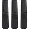Tbest Anche Saxophone Alto Force 2.5,3Pcs In Plastica Sassofono Contralto Boccaglio Ance Forza 2.5 Riparazione Accessorio A Lamella Nero