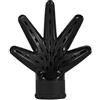 Wakects Forma di mano Asciugacapelli Diffusore, Diffusore per Asciugacapelli Universale Diffusore ad Aria Calda per Capelli Ricci, per ricci o mossi capelli styling, Dry e Gain Grande Volume, nero
