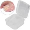 Yosoo Health Gear Correttore Unghia Incarnita in Silicone Trasparente, | Aiuta a separare l'unghia dalla carne riducendo il dolore, Correttore per unghie dei piedi per paronichia e cura, Silicone f