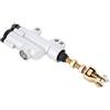 Qiilu QL05955 Pompa freno idraulica per pompa freno posteriore per moto (White)