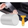 FLZONHUT Pellicola Trasparente Adesiva,10 cm x 3M Pellicola Wrapping Moto Pellicola Universale Protezione Autoadesiva Pellicola Protezione Paraurti Portiere per Auto,Verniciatura,Bicicletta,Motocicletta