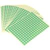 QUARKZMAN 2880Pz Etichette Autoadesive 0,39 Pollici Qc Pass 12 Adesivi Rotondi Adesivi Antimanomissione per Approvazioni di Controllo Qualità Gestione Dell'Inventario, Verde