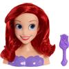 Disney Princess Ariel - Mini Testina da Parrucchiere, 14 cm, con Spazzola per Capelli, per Divertimento, dai 3 Anni in su, Just Play
