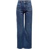 ONLY Onljuicy Life HW Wide Pocket DNM 521Noos, Denim Blu Scuro, 27W x 32L