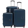 Hauptstadtkoffer Mitte - Set di 3 Valigie - Valigia Bagaglio a Mano 55 cm, Valigia Media 68 cm + Valigia da Viaggio Grande 77 cm, Guscio Rigido ABS, TSA, Blu Scuro