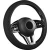 DAZZLUXE 1 coprivolante elastico, coprivolante antiscivolo, adatto per volanti rotondi e a forma di D con diametro di 37 - 39 cm