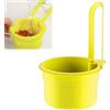 Scolapasta ovale in acciaio inox da 4 qt, scolapasta da sopra il lavello a maglia fine espandibile, scolapasta per lavello da cucina, verdure, filtrare, scolare, sciacquare la frutta