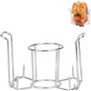 onlyfire FPA-5121 Girarrosto Verticale in Acciaio Inox, Birra può Pollo girarrosto cremagliera, Supporto per Pollo per Grill e forni