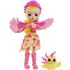 Enchantimals -Bambola Falon la Fenice con Amica Cucciola Sunrise e Accessori, Giocattolo per Bambini 4+ Anni, GYJ04, viola