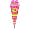 Amscan Super Shape 3583301 - Palloncino in pellicola per la scuola, colore rosa, dimensioni 25 x 76 cm, volume 40 litri, palloncino a elio