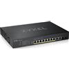 ZyXEL switch di rete Gestito L3 10G con PoE 8 porte Nero