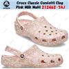 Crocs Classic Confetti Clog Pink Milk Multi 212462-7AJ Unisex Taglia