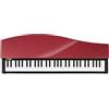 Korg microPIANO Red Natural Touch Mini tastiera 61 tasti velocità 61 toni a s...