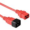 ACT C19 - C20, 3.00m cavo di alimentazione Rosso 3 m Accoppiatore C19 Accoppiatore C20