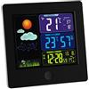 TFA Dostmann Stazione meteo con sensore esterno, SUN, radio 35.1133.01 Previsioni del tempo con display a colori Climatizzazione interna, nero