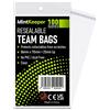MintKeeper - Borse Team - Richiudibili - Archiviazione carte collezionabili - Borsa Toploader - 86 mm x 115 mm (1 confezione)