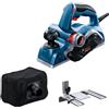 Bosch Professional Pialletto portatile GHO 20-82 (700 W di potenza, uso con mano destra e sinistra, incl. chiave di montaggio, guida parallela, sacchetto raccoglipolvere)