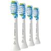 Philips Sonicare C3 Premium Plaque Defence HX9044/17 4x Testine bianch