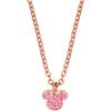 Disney Collana Mickey, Acciaio Inossidabile con Zirconi per Bambini e Bambine, Gioielli