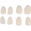 Fyearfly 70PCS/sacchetto Veneer Dentali Naturale Resina Fronte Superiore Corona Temporanea Non Tossico Inoffensiva per Cure Pulite e Sane
