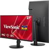 ViewSonic VA2708-HDJ Monitor 27 Pollici Full HD, 100Hz, IPS, 99% sRGB, Altezza Regolabile, HDR10, HDMI, VGA, DP, Senza Sfarfallio, Garanzia di due anni
