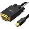 BENFEI Cavo da Mini DisplayPort a VGA, 1,8 m, da Thunderbolt a VGA, placcato oro, compatibile con MacBook Air 2010-2017, MacBook Pro 2010-2015, Mac Mini 2010-2014, Surface Pro 1/2/3/4