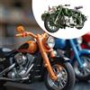 Modello di motocicletta in scala 1/10, modello di triciclo da collezione per