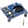 Waveshare Power over Ethernet (PoE) HAT per Raspberry Pi 4B/3B+, Conforme a IEEE 802.3af, Uscita DC 5V 2.5A, Ventola di Raffreddamento Integrata, Compatibile con Custodia Ufficiale Raspberry Pi 4B/3B+