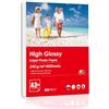 Inkuway 60 fogli A3 Plus A3+ 240 g/m² - Carta fotografica premium per getto d'inchiostro altamente lucida 13x19 per stampanti fotografiche a getto d'inchiostro fai-da-te