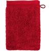 möve Superwuschel - Guanto da bagno, 15 x 20 cm, in 100% cotone, colore ruby