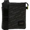 PLEIN SPORT Flat Crossover Denver, Handbag Unisex-Adulto, Nero