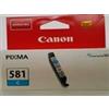 Canon 2103C001, CLI-581C, CLI581C, Canon 581 - Ciano - CARTUCCIA ORIGINALE CANON per Pixma TR 7500 Series, Pixma TR 7550, Pixma TR 8500 Series, Pixma TR 8550, Pixma TS 705, Pixma TS 6100 Series, Pixma TS 6150, Pixma TS 6151, Pixma TS 6200 Series, Pixma …