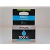 Lexmark SQPM 14N1069 100XL - Ciano - - Cartuccia Originale Lexmark per S 305, S 405, S 505, S 605, PRO 205, PRO 705, PRO 805, PRO 905 (600 pag.)