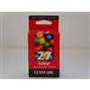 Lexmark 10NX227 - 3 Colori - - Cartuccia Originale Lexmark (27 PLUS + 15% rispetto 27) per Z 13, Z 23, Z 24, Z 25, Z 33, Z 35, Z 515, Z 601, Z 605, Z 617, Z 650, i3, X 74, X 75, X 1110, X 1130, X 1150, X 1155, X 1170, X 1180, X 1190, X 1270, X 2250 P 3120