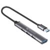 Atlantis P014-UH313 - HUB USB3.0 4P ATLANTIS - 1P USB3.0 +3P USB2.0 - MINI ALLUMINIO