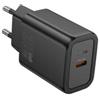 HOCO N60.U.BK - Caricabatterie USB-C 20W - Black - Uscita: USB-C: 20 W (PD/QC/FCP/AFC) - Spina UE - Dimensioni: 83 39,5 26,5 mm, Peso: 48 g.