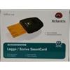 Atlantis P005-SMARTCR-U, CARD READER X SMART CARD - Compatibile con specifiche EMV - Riconoscimento bank card FISC IC - Compatibile con specifi che Microsoft PC/SC - Plug & Play - Legge / scrive smart card ISO 7816 asincrono con protocolli T=0 e T=1 - …