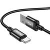 HOCO X89 - HOCO Cavo Dati X89 3.0 in Nylon Type-C - Black - Lunghezza: 1 m, Peso: 26 g - Materiale esterno: filo intrecciato - Materiale del giunto: lega di alluminio - Nucleo: (26/0.1) 2+(10/0.08) 2 OD3.5mm - Supporta la ricarica 3A
