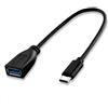 Atlantis A04-TC_UB3-01 - Cavo adattatore da connettore USB Type_C maschio a USB-3.0 femmina - Cavo 15 cm.