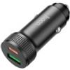 HOCO - Z49B - Caricabatterie da auto USB-C PD 38W + USB QC3.0 - Black - Level PD38W(1C1A) car charger - Materiale: lega di alluminio +ABS - Lunghezza/Diametro: 59 / 28 mm, Peso: 17 g - Uscita: Tipo C: 20 W (PD/QC/FCP/AFC) - USB-A:(QC/FCP/AFC), Tipo..