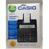 CASIO HR-200RCE-W - Mini calcolatrice scrivente Casio HR-200RCE-W con display a 12 cifre - Calcolatrice mini scrivente con display a 12 cifre. Tra le funzioni: Check & Correct, After-Print, Re-print. Inoltre: tasto cancella ultima cifra, stampa data/ora …