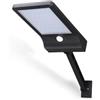 Aigostar B10201WZC - Applique LED con sensore, energia solare, nera - Potenza:40W - Colore della luce:Luce fredda - Flusso luminoso:400lm - Grado di protezione IP:IP65 - Tipologia pannello solare:Policristallino - Voltaggio:DC3.7V - CapacitÃ batteria …