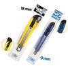 Marchi Vari RB15200 - Cutter con struttura in plastica, guidalama in metallo e lama da 18 mm in acciaio. Sistema sicurezza autobloccante