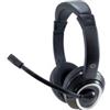 Marchi Vari POLONA02BA - CUFFIE+MICROFONO NERE CON TELEC.CON PULS.VOL.E DISAT.AUDIO - CAVO 2MT-CONN.DA 3,5 MM+ CAVO AU