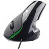 Marchi Vari IM 1000-VM - Mouse verticale ergonomico con cavo, Riduce la tensione e aiuta a prevenire la sindrome del tunnel carpale, ideale per l'uso quotidiano - Mouse ottico con interfaccia USB 2.0, 5 pulsanti con rotella di scorrimento, Risoluzione …