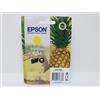 Epson C13T10G44010, EPSON 604 - Ananas - Giallo - 2,4 ml - 130 pag. Cartuccia ORIGINALE per Expression Home XP 2200, Expression Home XP 2200 Series, Expression Home XP 2205, Expression Home XP 3200, Expression Home XP 3200 Series, Expression Home XP …