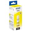 Epson C13T07B440, EPSON 114 - Inchiostro ORIGINALE EPSON - Giallo - 70 ml. per EcoTank ET 8500, EcoTank ET 8500 Series, EcoTank ET-8550