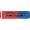 Faber Castell SQPM 143635 187040 - - - Gomma in caucciu' 7070-40 Faber Castell - Gomma rossa e blu in caucciu' per matita e inchiostro. A scalpello. Dimensioni: 50x18x8 mm.